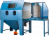 Cabine de sablage gm pour stèle avec cyclone