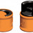 Traceur de chantier provisoire IMPALA 500 ml orange